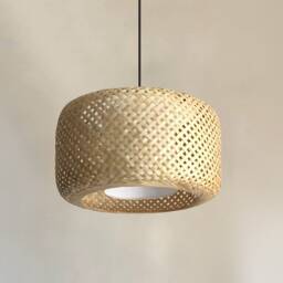 Handmade Bamboo Pendant Lamp Woven Ceiling Light