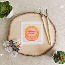 Welcome Home - 5 X Fine Art Print 8 Gouache Wall - thumbnail 3