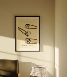 Sushi & Chopsticks Art Print - Let The Good Times Roll - Kitchen Wall Art, Dining Room Decor, Gift For Foodies & Lovers - thumbnail 1