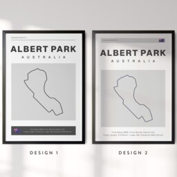 F1 Track Art Print Grand Prix Motorsport Poster - thumbnail 3