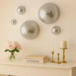 Disco Ball Mirror Tile Wall Decor 70S Retro Party Vibe - thumbnail 2