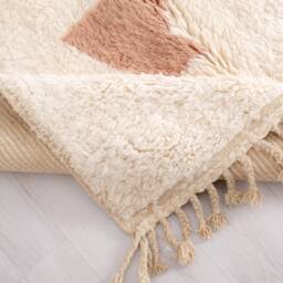 Fabulous Moroccan Rug, Beni Ourain Area 4.9 Ft X 8.3 - thumbnail 4