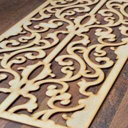 French Damask Laser-Cut Decorative Screen Radiator Cabinet Panel Wall Art 0194 - thumbnail 4