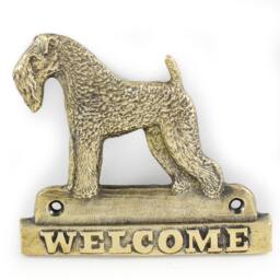 Kerry Blue Terrier, Dog Welcome, Hanging Decoration, Limited Edition, Artdog - thumbnail 2