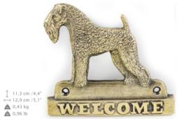 Kerry Blue Terrier, Dog Welcome, Hanging Decoration, Limited Edition, Artdog