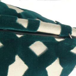 Imperial Trellis Peacock Velvet - This Listing Is For One Pillow - thumbnail 2