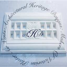 Decorative Handmade Victorian Air Vent Cover - 304mm X 145mm - Mesh Included - thumbnail 3