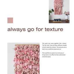 Large Textural Woven Wall Hanging/statement Tapestry Decor Love Like This - thumbnail 3