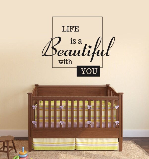 Love Quote Vinyl Wall Decal Home Decoration Idea Art Stickers Mural - #2838Di - image 1