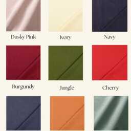 Bespoke Cotton Flop Over Ticking Pair Of Curtains - Linen Contrast Border, False Pelmet Heading - thumbnail 4