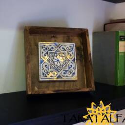 "Decorative Painting ""Blue Rosette" - thumbnail 3