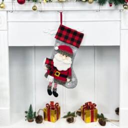 Personalized 3D Christmas Stockings Holidays Stocking-Present/Gift Collection Bag Monogrammed Stockings - thumbnail 2