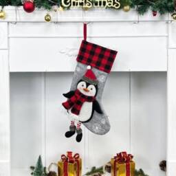 Personalized 3D Christmas Stockings Holidays Stocking-Present/Gift Collection Bag Monogrammed Stockings - thumbnail 3
