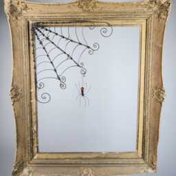 Czechoslovakian Orange Spider Dangles From 12 - thumbnail 2