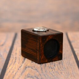 Brazilian Mastiff - Wooden Candlestick With Dog, Souvenir, Decoration, Limited Edition, Collection - thumbnail 3
