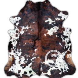 Tricolor High Quality Cowhide Rug, Hair On Hide, Koeienhuid, Kuhfell Teppich, Peau De Vache - M(L(xl(xxl - thumbnail 2