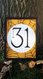31 Halloween Wood Sign // Hand Painted Wall Art Fall Spooky - thumbnail 2