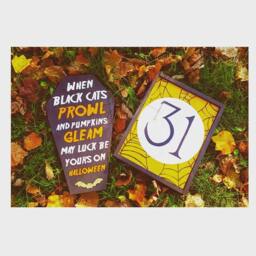 31 Halloween Wood Sign // Hand Painted Wall Art Fall Spooky - thumbnail 3
