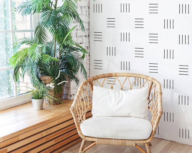 Line Wall Decals - Abstract Decor, Boho Nursery Stickers, Kids Room Art, Modern Farmhouse Decor - image 1