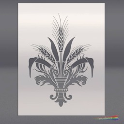 Damask Stencil For Walls, Art & Furniture. St8 - thumbnail 3