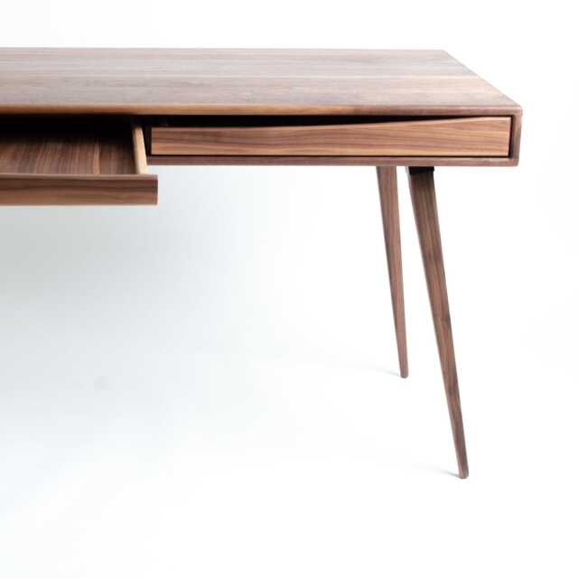 Elevate Your Workspace With Our Solid Wood Writing Desk - The Perfect Office For Both Functionality & Style - image 1