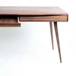 Elevate Your Workspace With Our Solid Wood Writing Desk - The Perfect Office For Both Functionality & Style