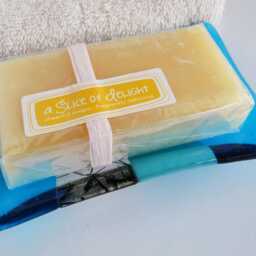 Fused Glass Soap Dish in Bright Turquoise By Bprdesigns - thumbnail 4