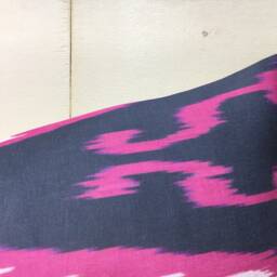 Silk Ikat Lumbar Pillow Cover, Handwoven Accent 10x24 - thumbnail 3