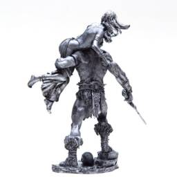 Tin 75mm Barbarian & The Lost Princess 124 Scale Figure - thumbnail 3