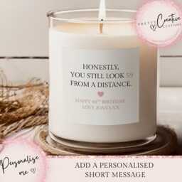 60Th Birthday, Funny Candle, Birthday Gift, Candles, Gifts, Best Friend Gift For Her, Him, Gag - thumbnail 1