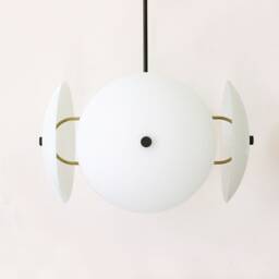 Quattro Modern Chandelier With Frosted Glass Diffusers Living Room Dining Foyer Ceiling Light - thumbnail 4