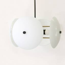 Quattro Modern Chandelier With Frosted Glass Diffusers Living Room Dining Foyer Ceiling Light - thumbnail 2