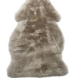Beige Luxury Silky Soft Genuine Sheepskin Rug Throw - thumbnail 2