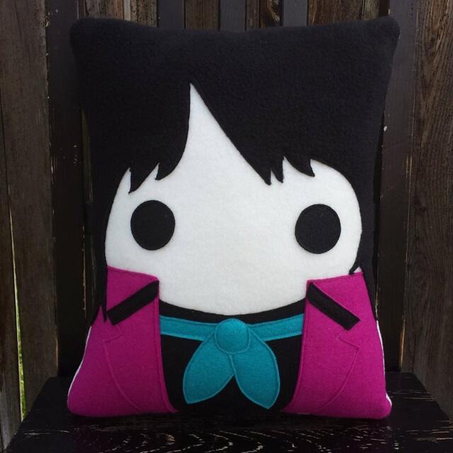 Handmade Joan Jett Fleece Pillow Rock Icon Cushion