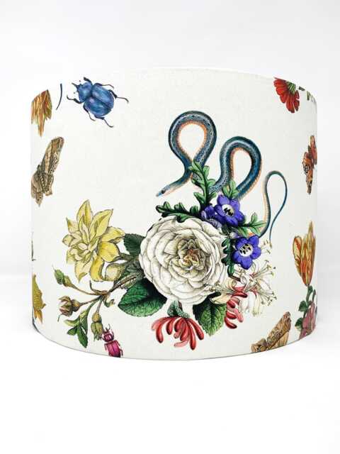 Cobra Corsage Lampshade Snakes, Bugs, Floral Tattoo Design - image 1