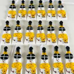 Cornish Flag Snowman Fused Glass Christmas Decoration, Christmas, Snowman, Fused Cornwall - thumbnail 4
