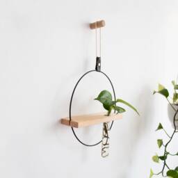 Two Propagating Shelves, Propagation Station Wall Hanging, Test Tube Planter, Planter, Shelves For Dried Flowers - thumbnail 3