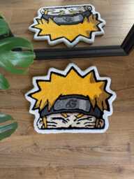 Ready To Ship Naruto Anime Face Tufted Rug