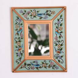 "Peruvian Mirrors ""Turquoise Bird" - thumbnail 3
