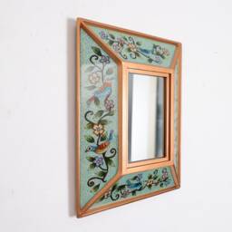 "Peruvian Mirrors ""Turquoise Bird" - thumbnail 2