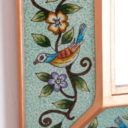 "Peruvian Mirrors ""Turquoise Bird" - thumbnail 4