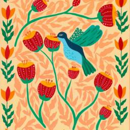 Humming Bird Art Print, Humming Gift For Lovers, Watchers, Bird, Small Art, Print - thumbnail 3