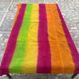 Handmade Block Print Patchwork Reversible Cotton Kantha Quilt Vintage Bedding - thumbnail 4