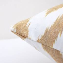 Handmade 20x20 Chevron Ikat Pillow Cover, Decorative Throw - thumbnail 3