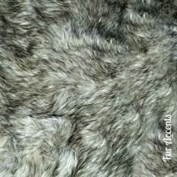 Plush Faux Fur Throw Blanket, Gray Tipped Wolf, Usa Made - thumbnail 3