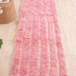 Moroccan Runner Rug 3x10 Ft, Vintage Berber Runner, Handwoven Wool Rug, Tribal Bohemian Hallway 83x301 cm - thumbnail 2