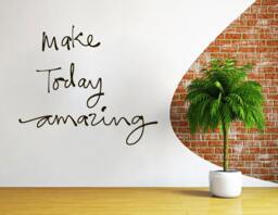 Wall Decals Quote Make Today Amazing Decal Vinyl Sticker Bedroom Interior Design Home Living Decor Art Murals Eg57 - thumbnail 1