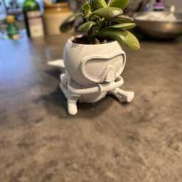 "Scuba Diver Succulent Planter Customised Airplant Holder ""Wee Jimmy Dinna Droon" - thumbnail 2