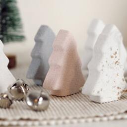 Mini Concrete Christmas Tree Handmade Holiday Table Decor - thumbnail 4