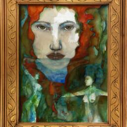 Goddess Art Print, Psyche Art On Canvas, Inspirational Painting, Sacred Feminine Print, Pagan Altar Art, Feminine - thumbnail 3